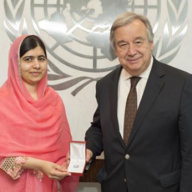 ملالا يوسفزاي أصغر سفيرة للسلام في العالم