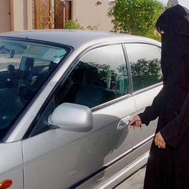 المرأة السعودية خلف المقّود في حزيران 2018