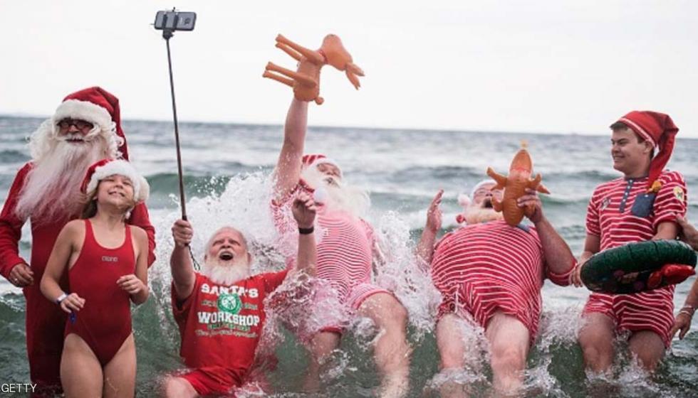 بابا نويل في إجازة صيفية 