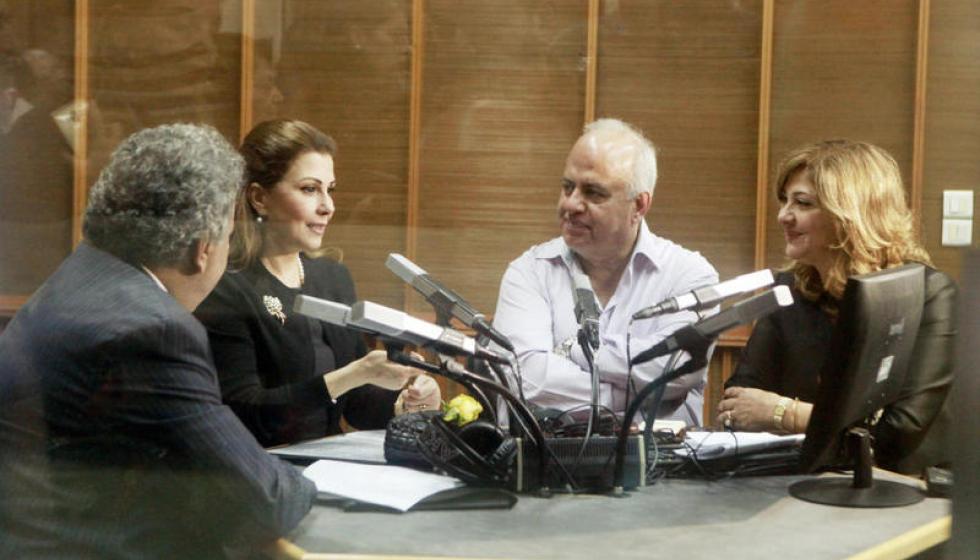 ماجدة الرومي تفتتح استوديو رقم 5 باسم والدها في "إذاعة لبنان" 