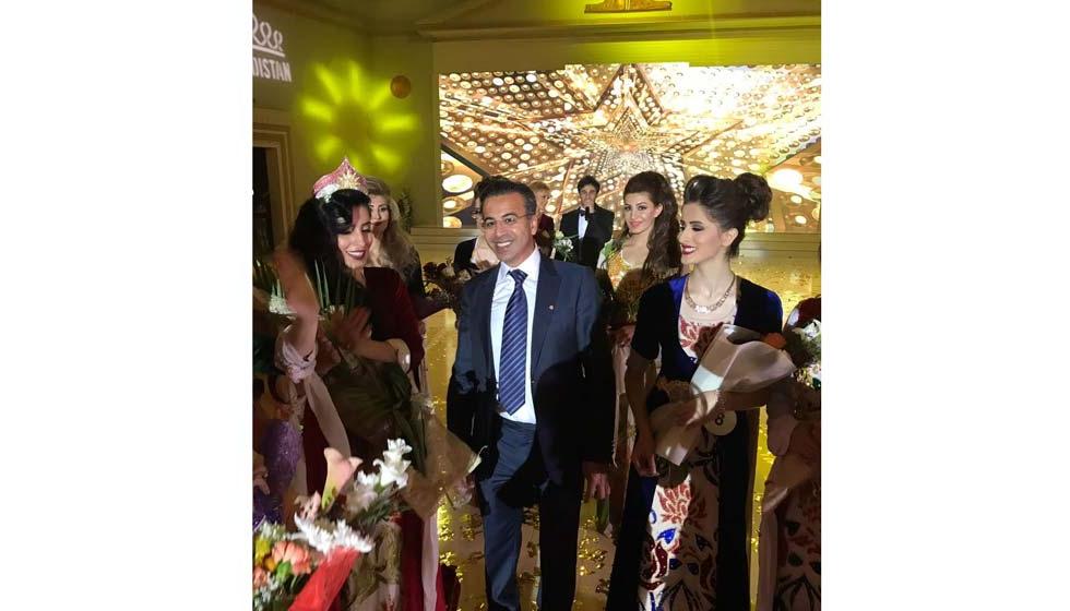 الدكتور نادر صعب ينتخب ملكة جمال كردستان العراق!