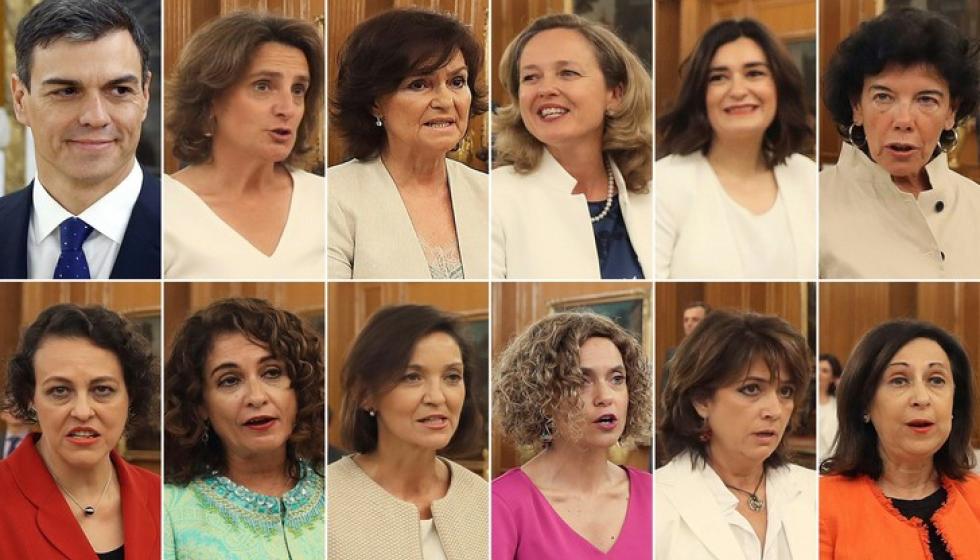 11 امرأة و6 رجال في الحكومة الإسبانية الجديدة